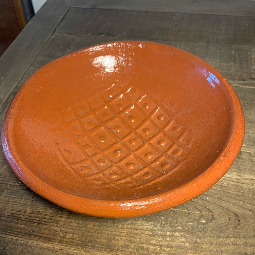 Terracotta Mexican pedestal bowl